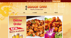 Desktop Screenshot of dragonchinadayton.com